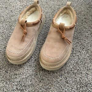 Ugg Tasman Tan Suede Slip-On Loafers size women’s 10 or mens 8